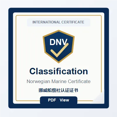 Sertifikat kelautan DNV